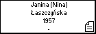 Janina (Nina) aszczyska