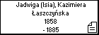 Jadwiga (Isia), Kazimiera Łaszczyńska