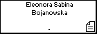 Eleonora Sabina Bojanowska